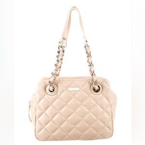 Kate Spade New York Quilted Cream Shoulder Bag